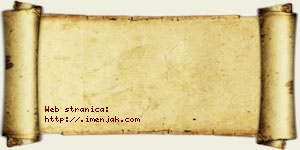 Tamara Španović vizit kartica